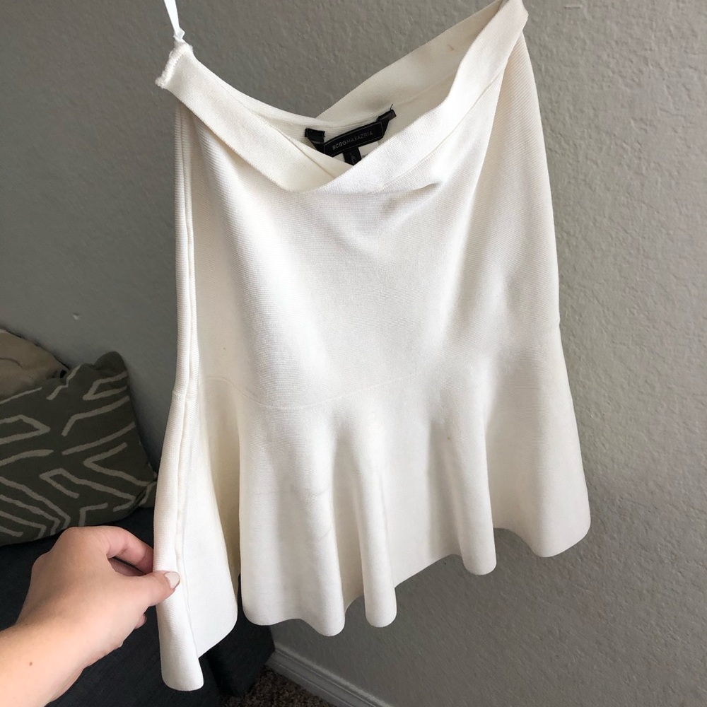 Vintage white BCBG Maxazria skirt